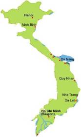 carte du Vietnam et localisation de Danang (JPG)
